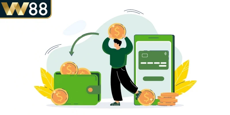 Lịch Sử Nạp Rút Tiền W88 - Hướng Dẫn Tra Cứu Chi Tiết 3 Truy cập link W88, đăng nhập vào tài khoản và truy cập mục giao dịch