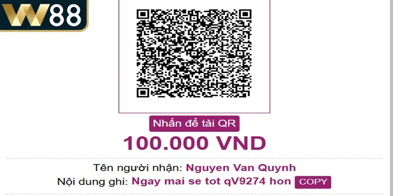 Nạp Tiền W88 Ví Điện Tử Tiện Ích Cho Người Chơi Hiện Đại 4 Lưu ý khi nạp tiền W88 ví điện tử